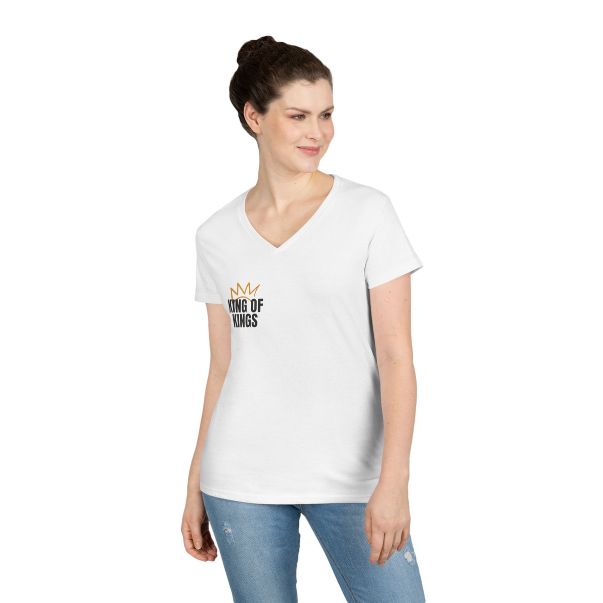 King of Kings | Ladies' V-Neck T-Shirt