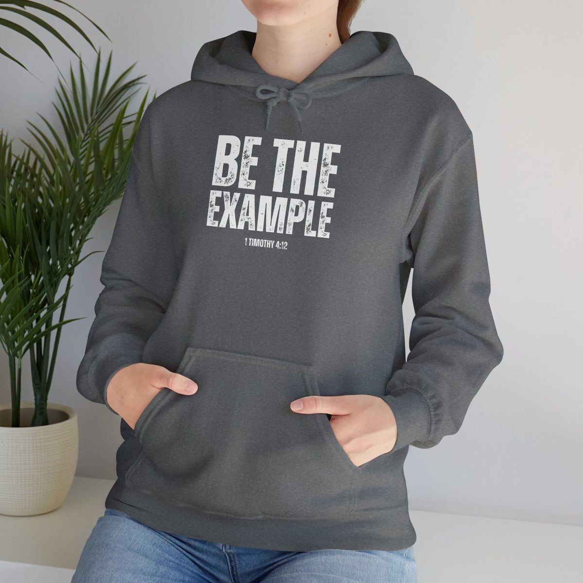 "Be The Example" Unisex Heavy Blend™ Hooded Sweatshirt