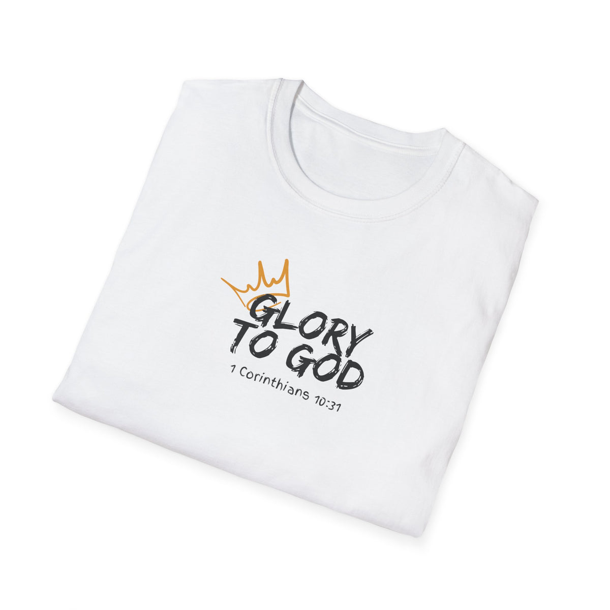 "Glory To God" Unisex Softstyle T-Shirt