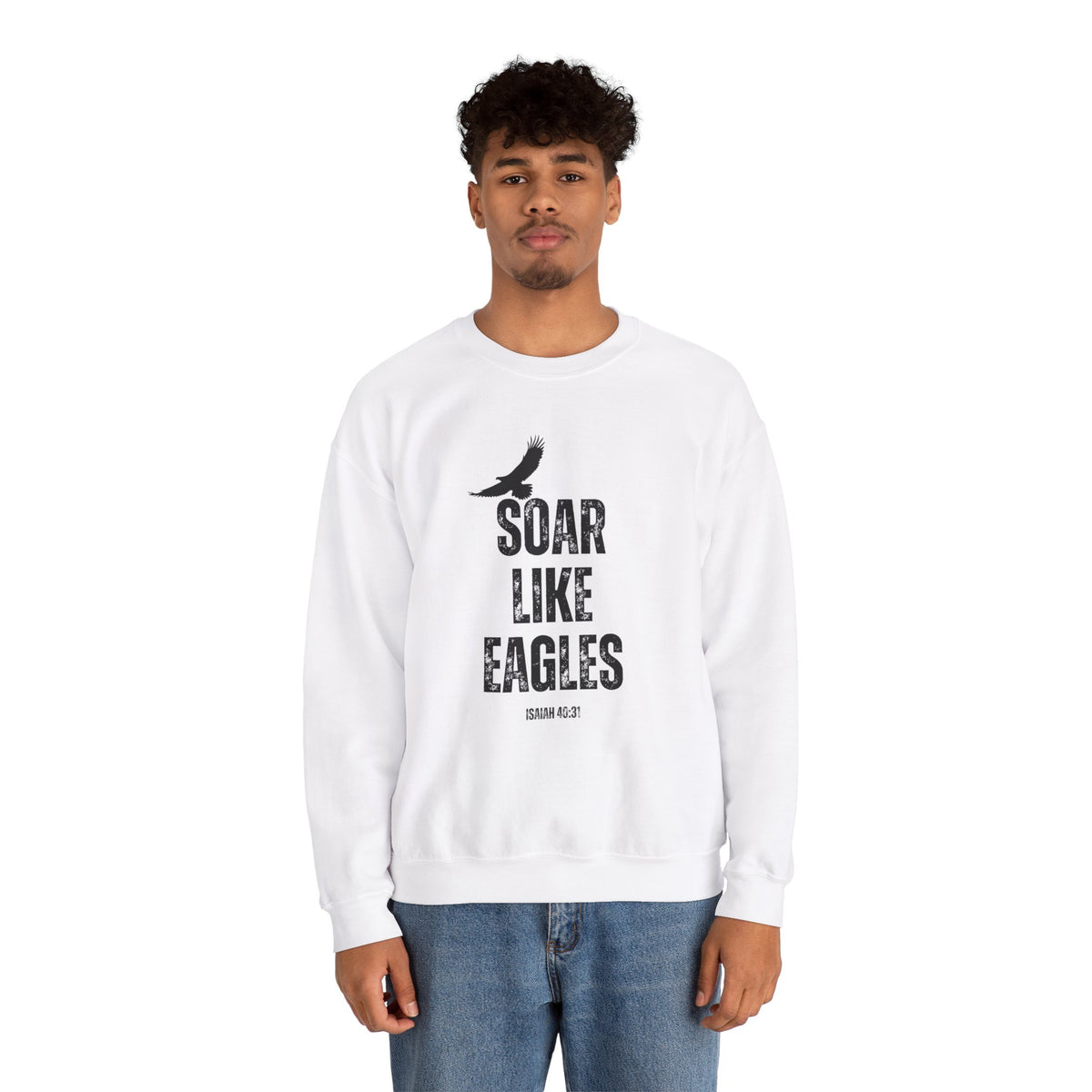 Soar Like Eagles- Unisex Heavy Blend™ Crewneck Sweatshirt