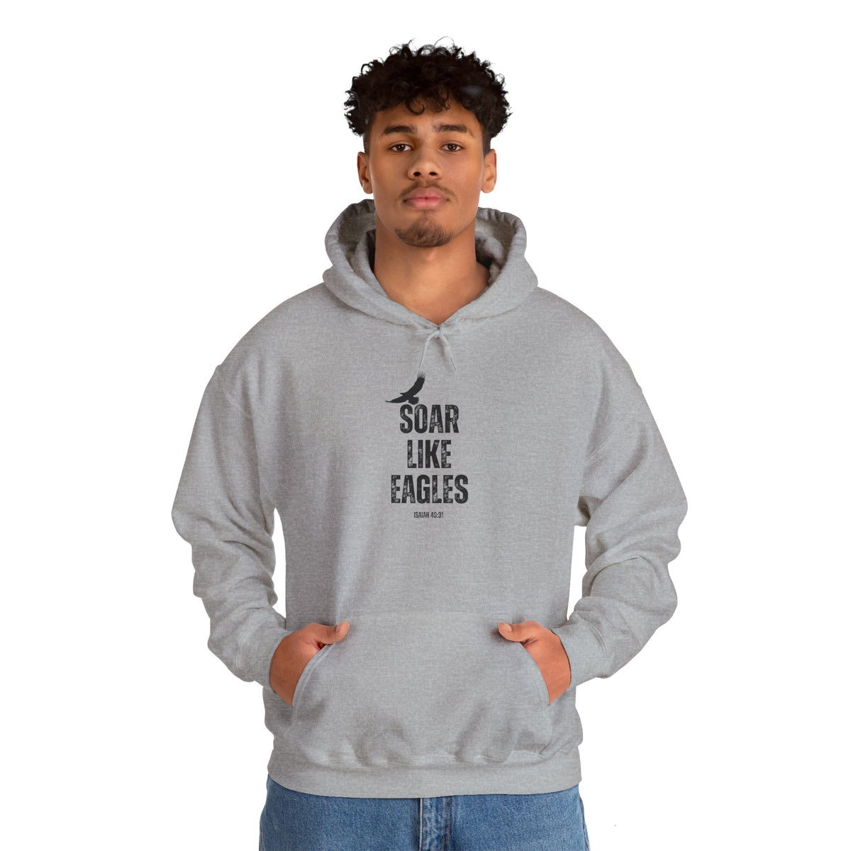 Soar Like Eagles Unisex Heavy Blend™ Hooded Sweatshirt