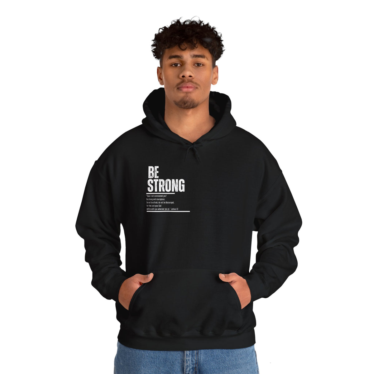 "Be Strong" Unisex Heavy Blend™ Hooded Sweatshirt