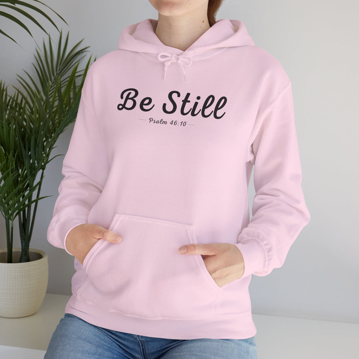 Be Still Christian Hoodie – Psalm 46:10 Faith Comfort Wear