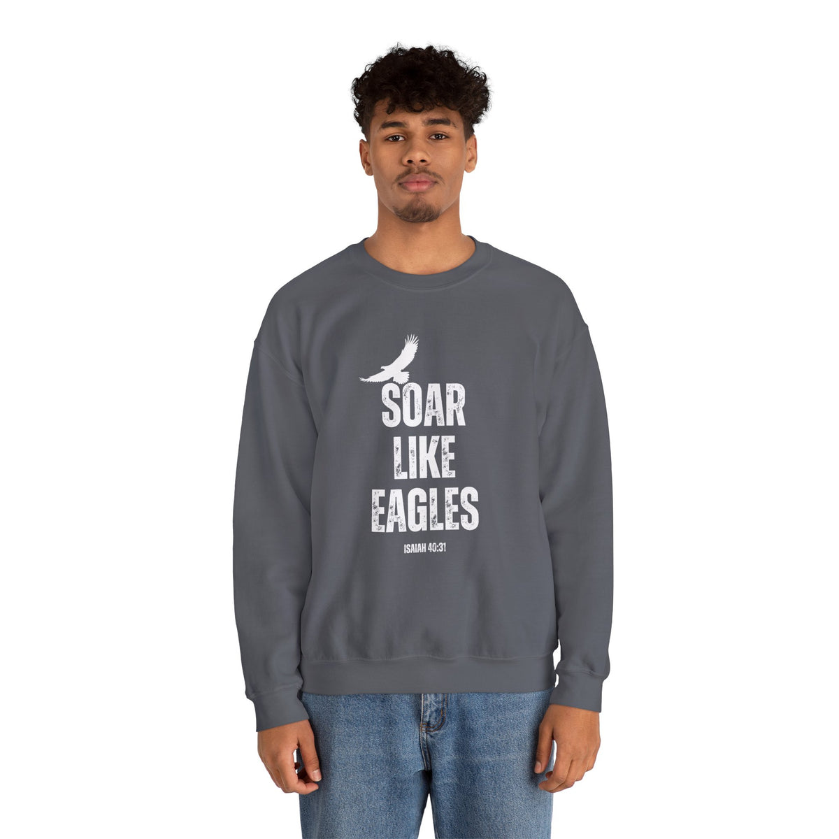 Soar Like Eagles- Unisex Heavy Blend™ Crewneck Sweatshirt