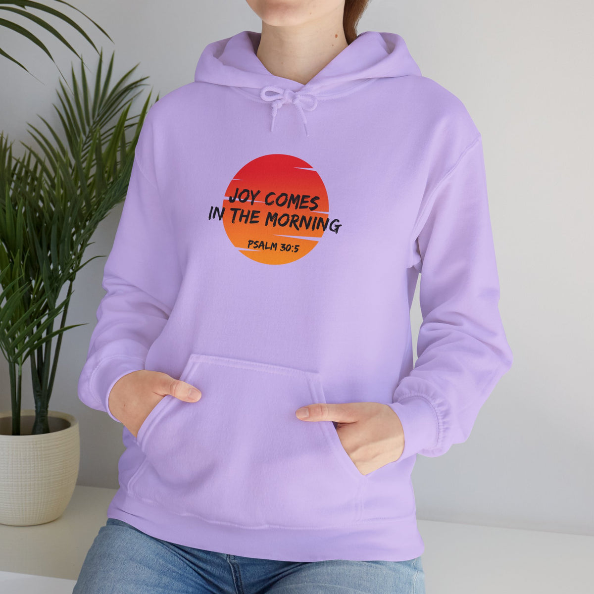 Joy Comes in the Morning- Unisex Heavy Blend™ Hooded Sweatshirt