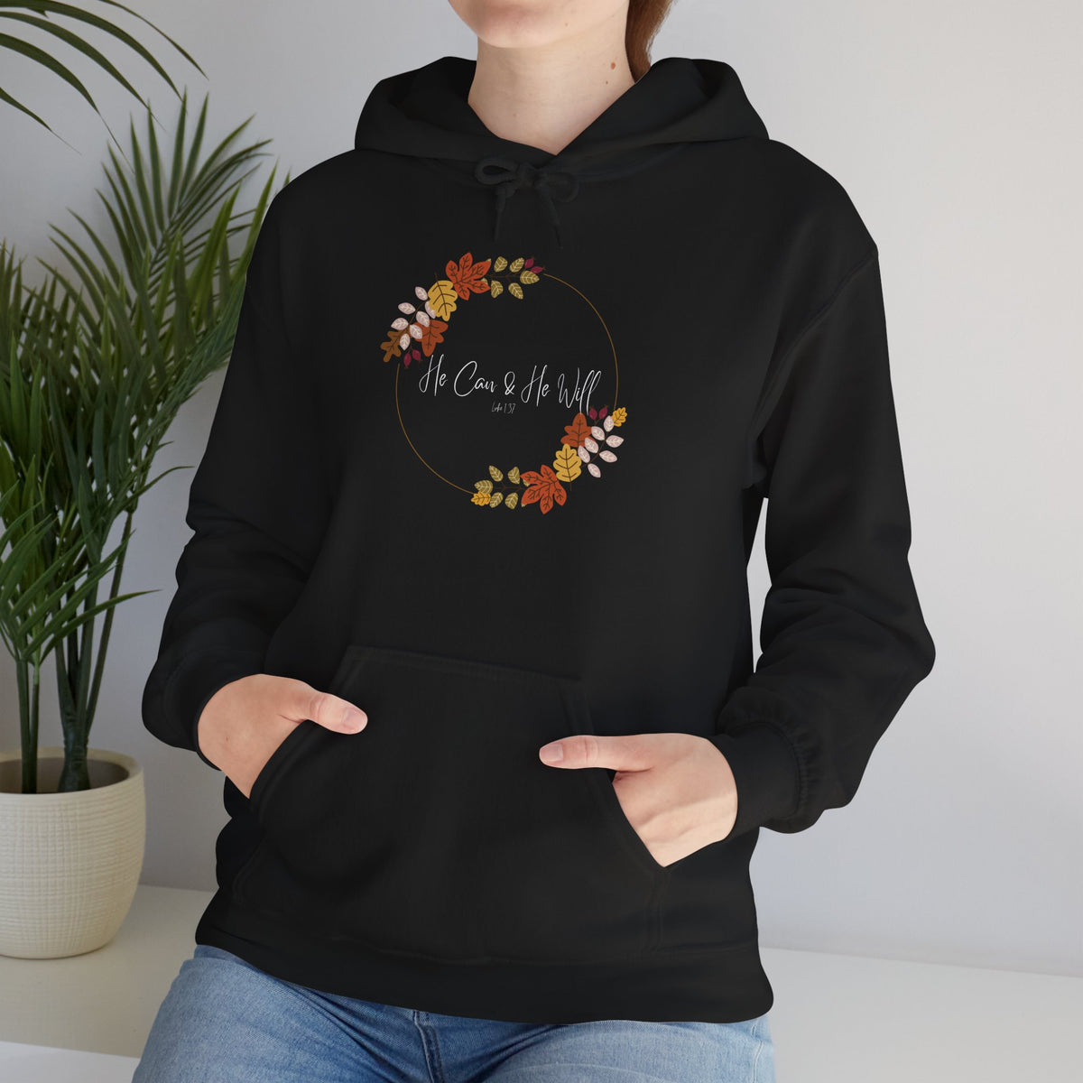 He Can & He Will | Laides' Heavy Blend™ Hooded Sweatshirt