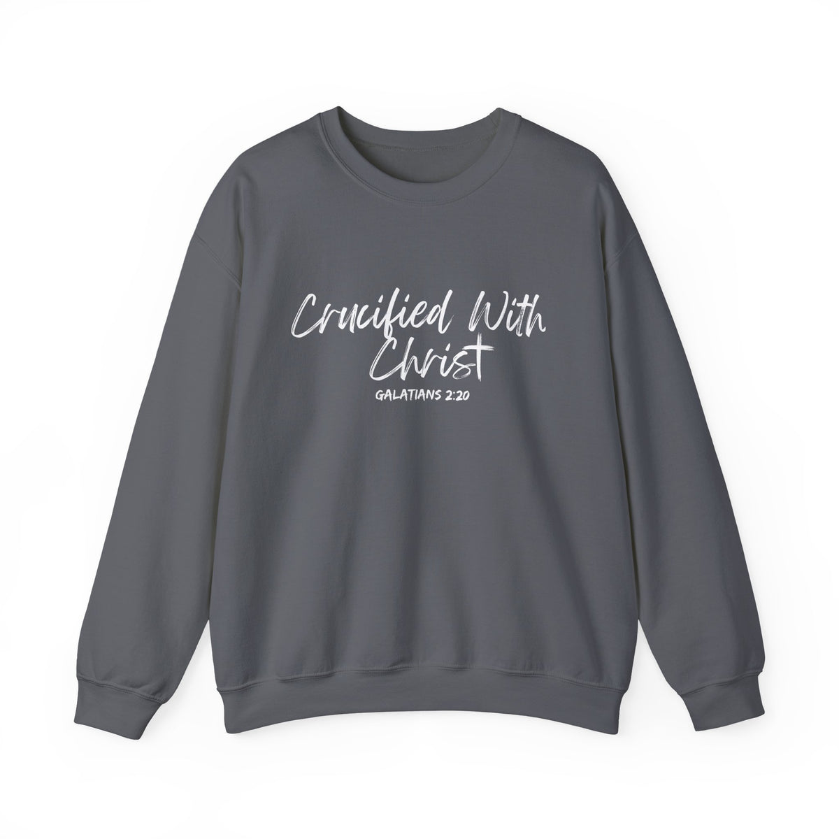 Crucified With Christ- Unisex Heavy Blend™ Crewneck Sweatshirt