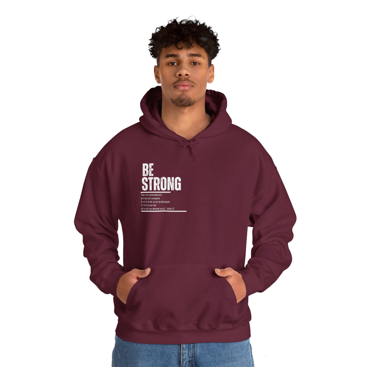 Be Strong- Unisex Heavy Blend™ Hooded Sweatshirt