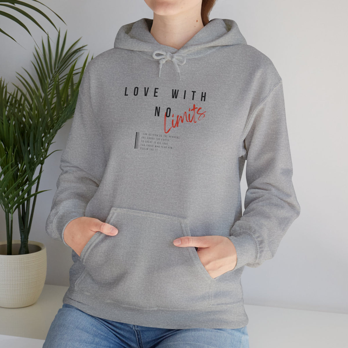 Love With No Limits- Unisex Heavy Blend™ Hooded Sweatshirt