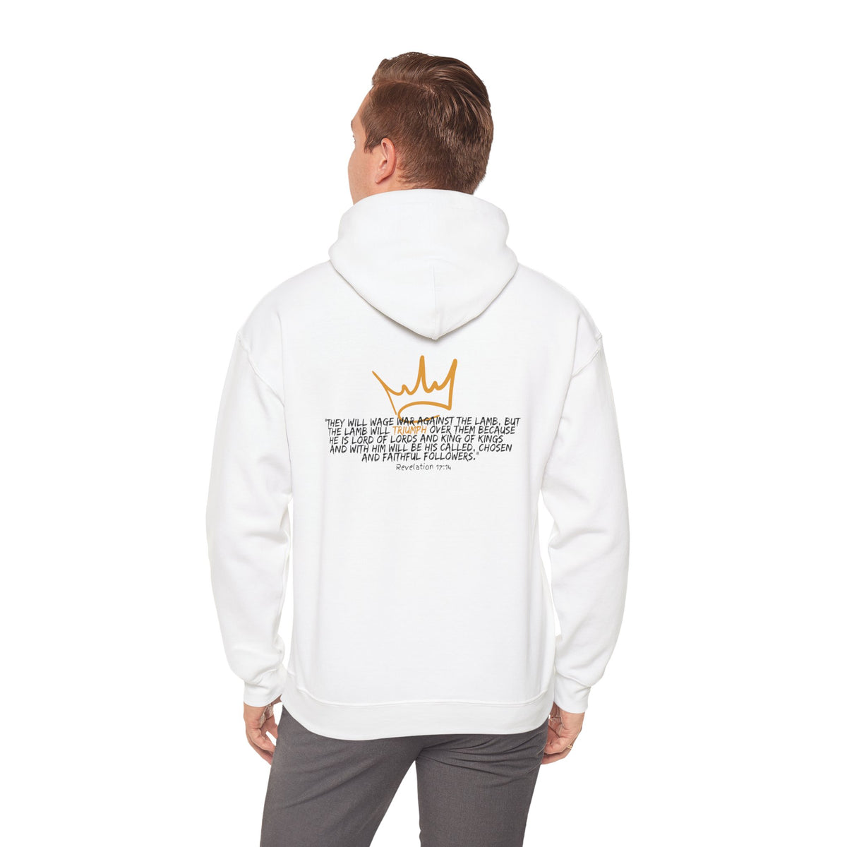 The Lamb Will Triumph Ver.2- Unisex Heavy Blend™ Hooded Sweatshirt