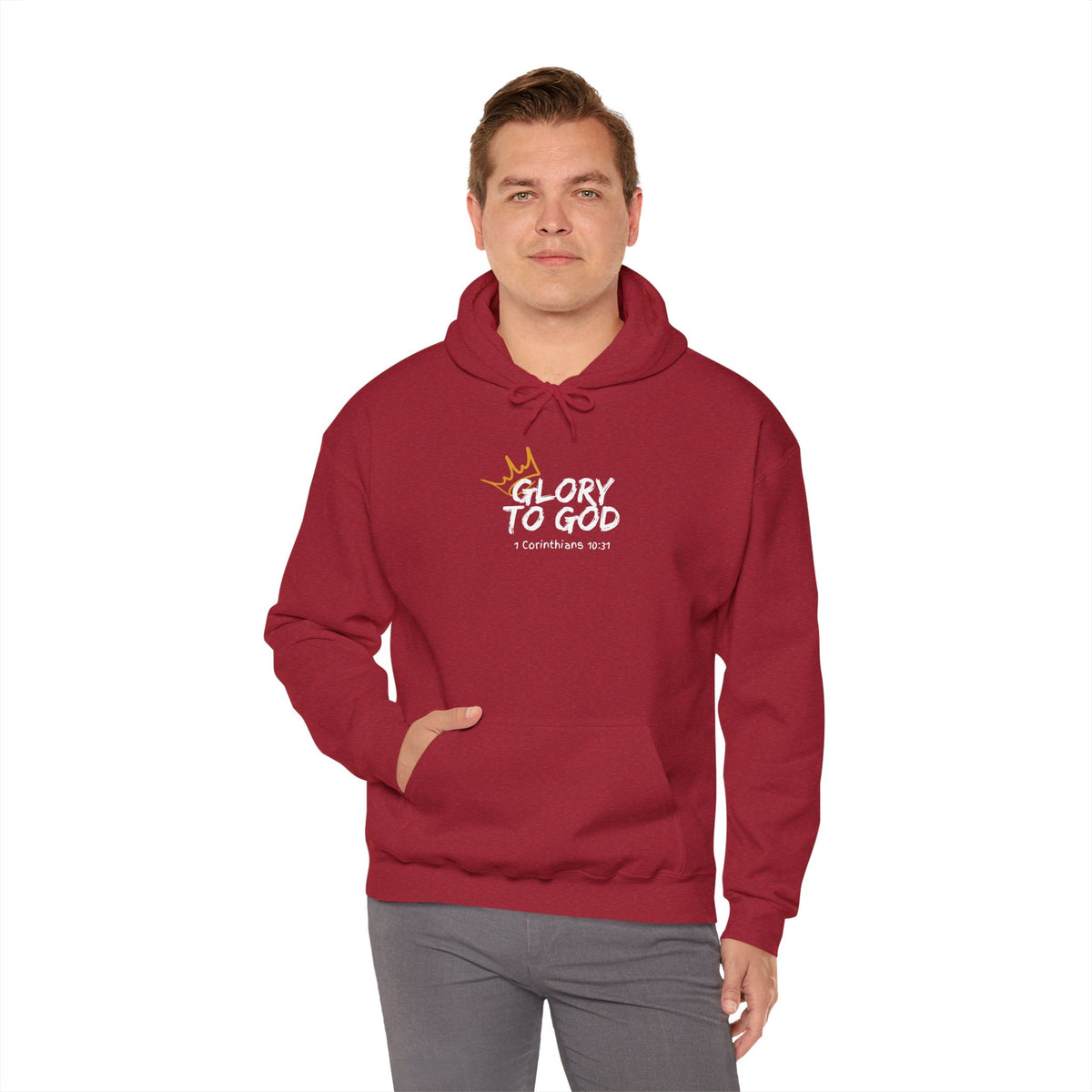 Glory To God Unisex Heavy Blend™ Hooded Sweatshirt