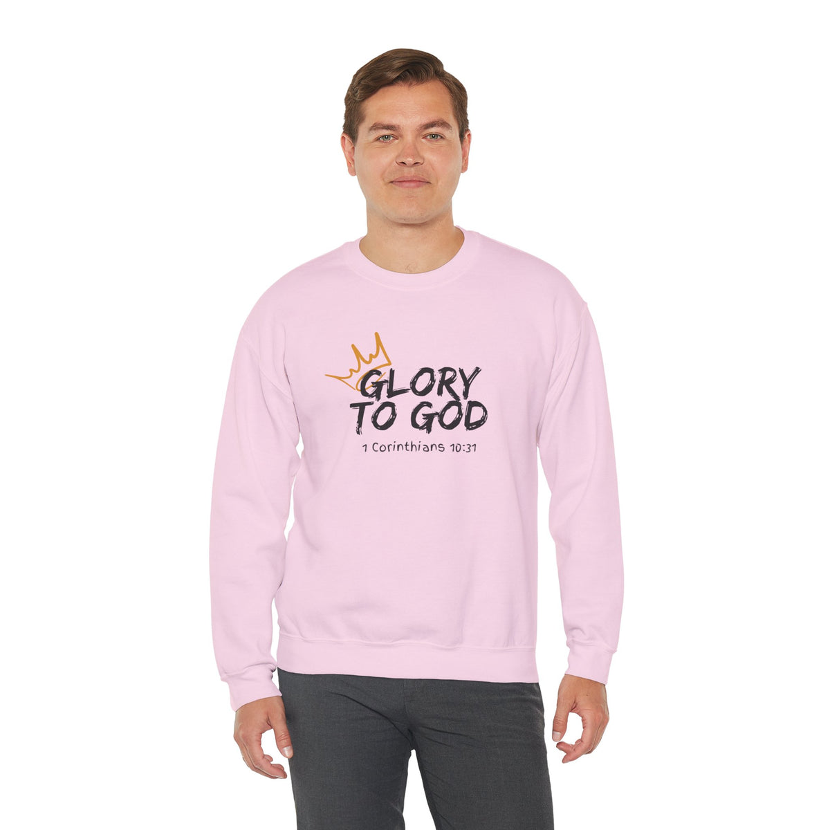 Glory To God- Unisex Heavy Blend™ Crewneck Sweatshirt