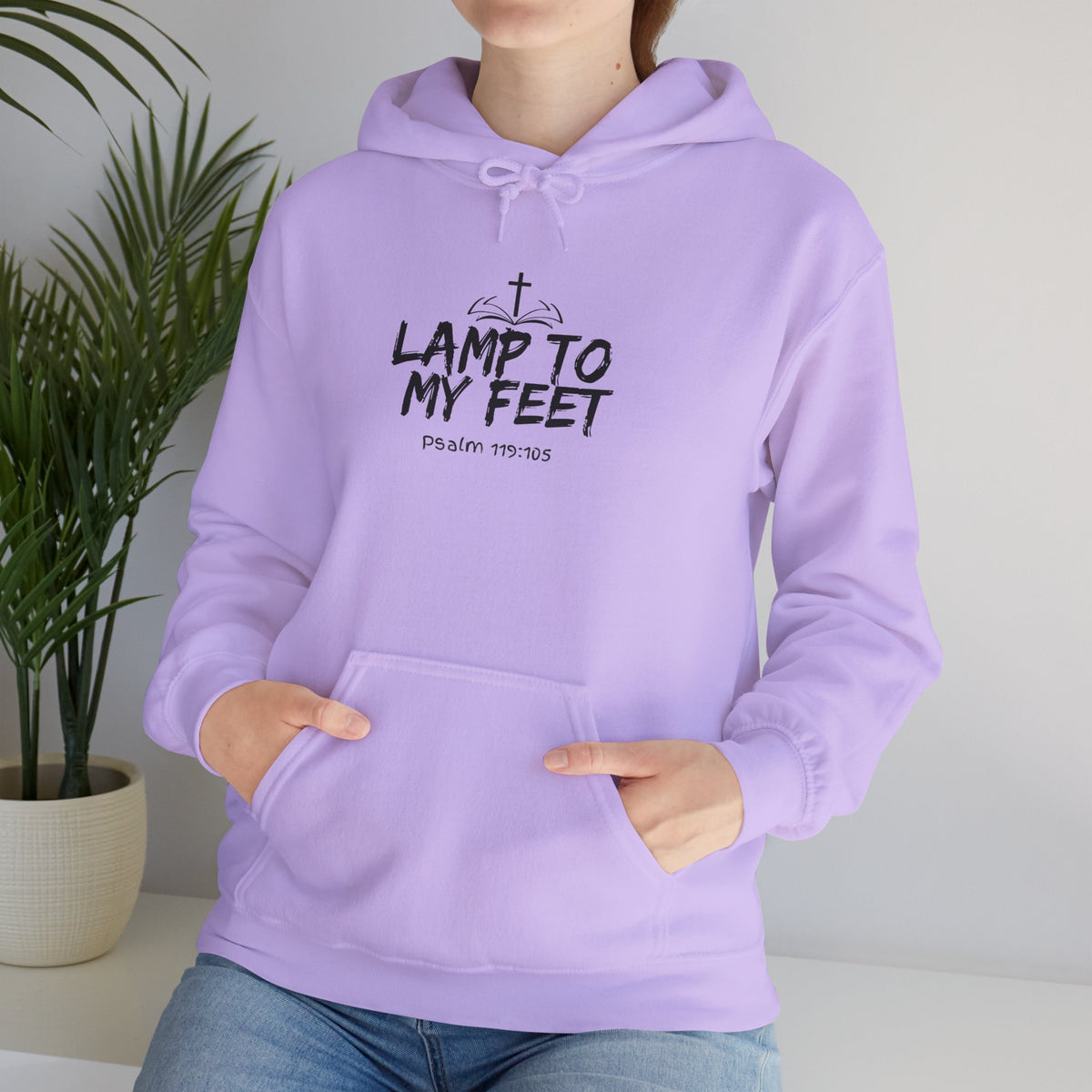 Lamp To My Feet- Unisex Heavy Blend™ Hooded Sweatshirt