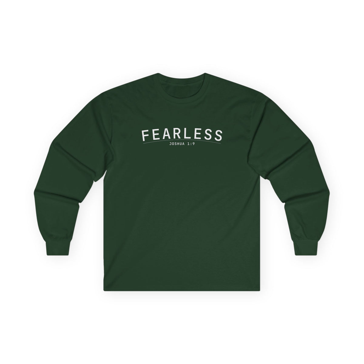 Fearless Christian Long Sleeve T-Shirt – Joshua 1:9 Faith in Every Season