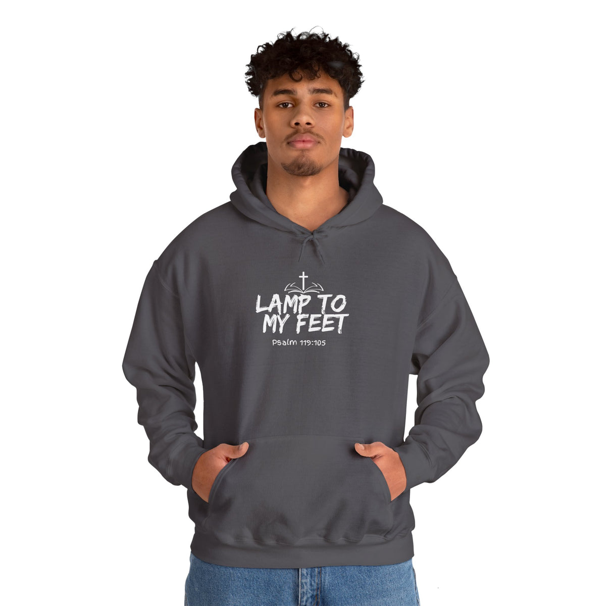 Lamp To My Feet- Unisex Heavy Blend™ Hooded Sweatshirt