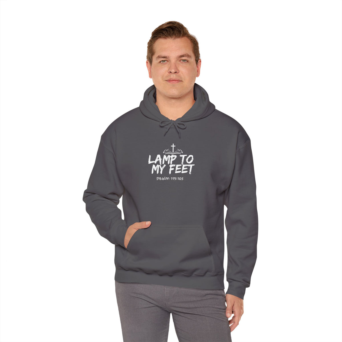 "Lamp To My Feet" Unisex Heavy Blend™ Hooded Sweatshirt