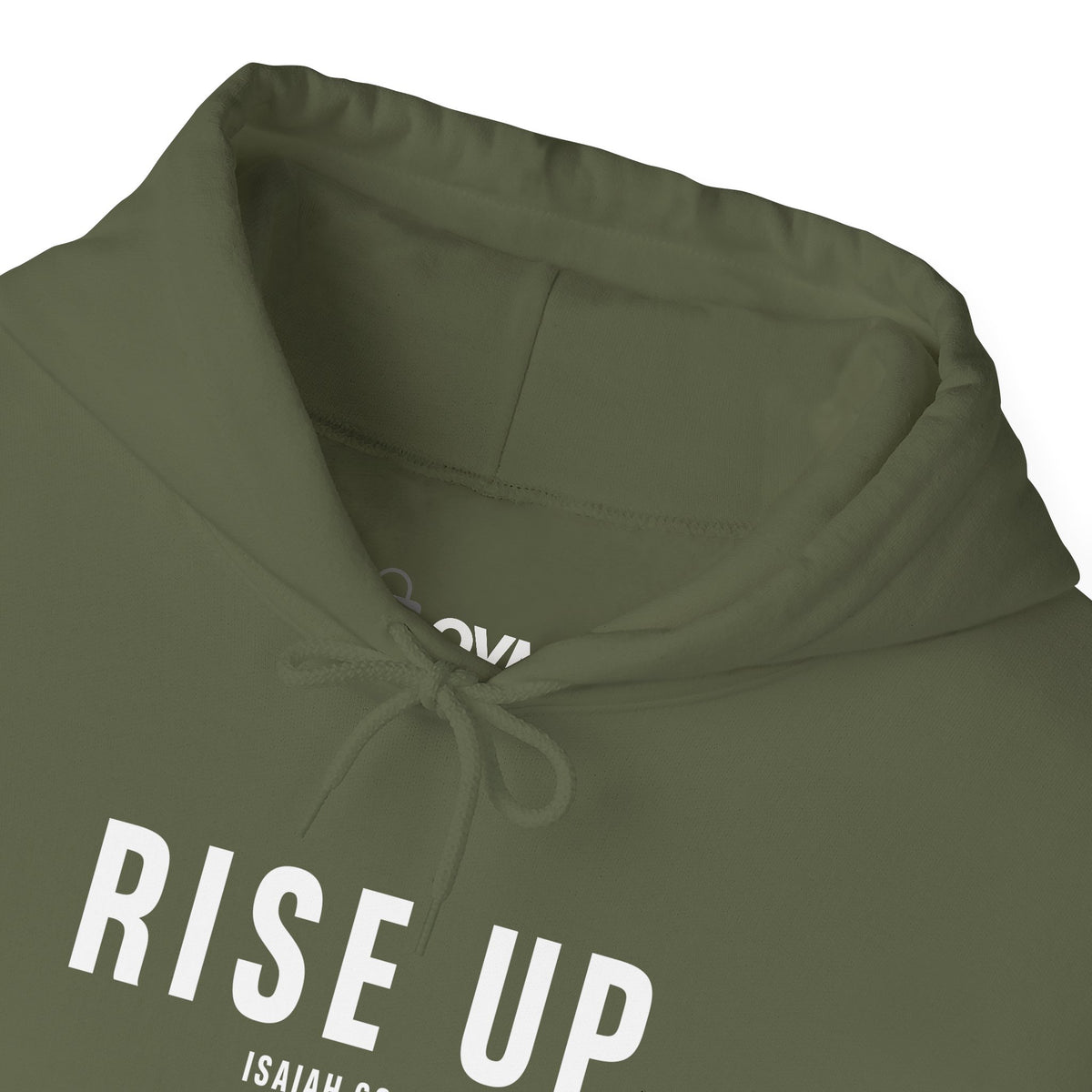 Rise Up Christian Hoodie – Isaiah 60:1 Faith Comfort Wear