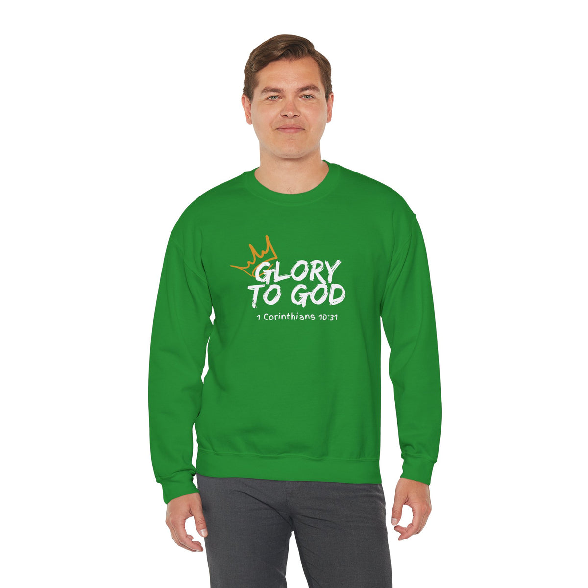 Glory To God- Unisex Heavy Blend™ Crewneck Sweatshirt