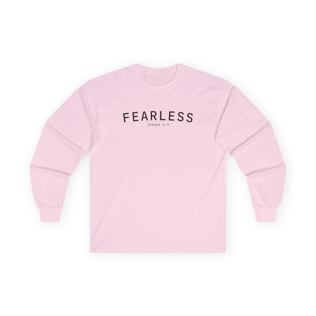 Fearless Christian Long Sleeve T-Shirt – Joshua 1:9 Faith in Every Season