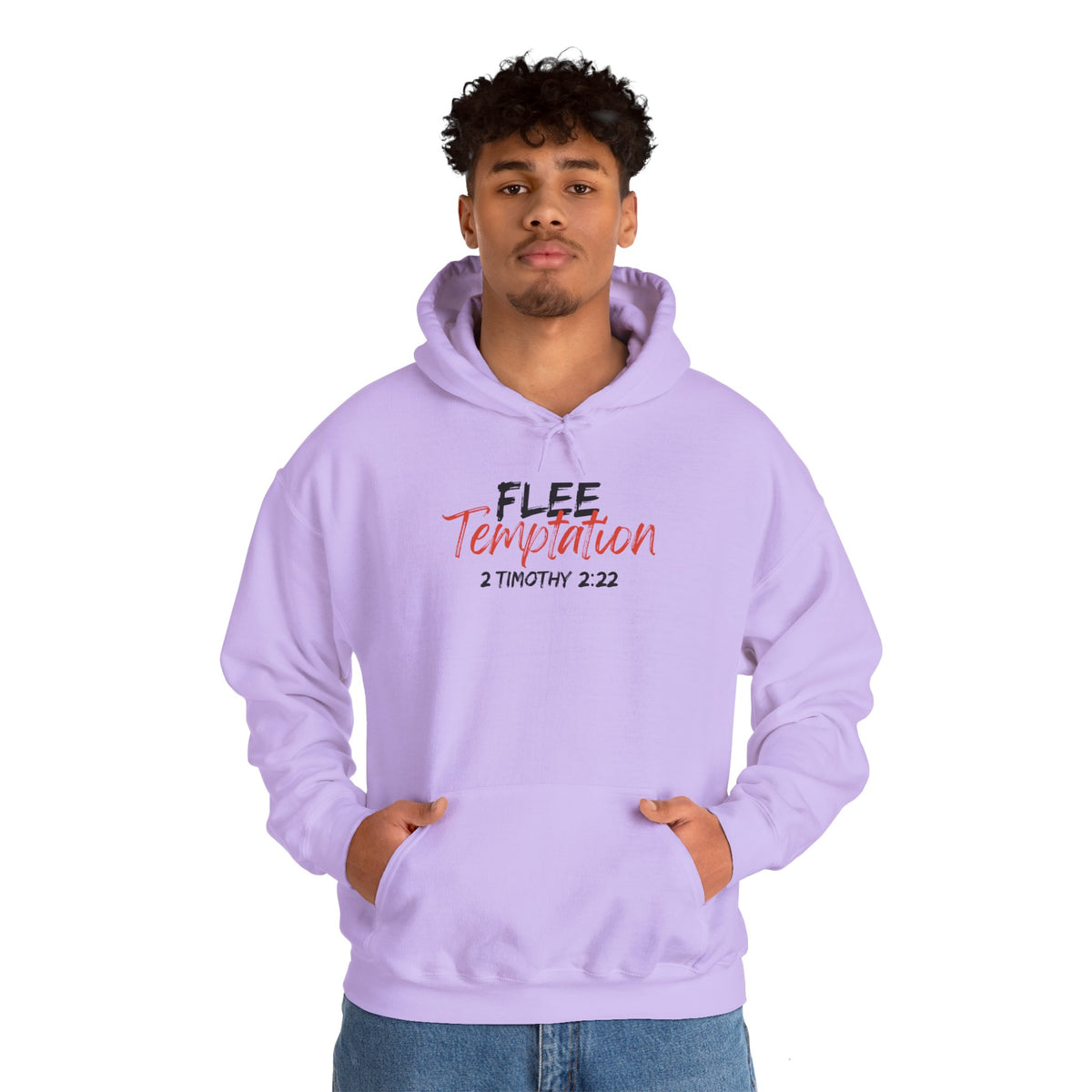 "Flee Temptation" Unisex Heavy Blend™ Hooded Sweatshirt