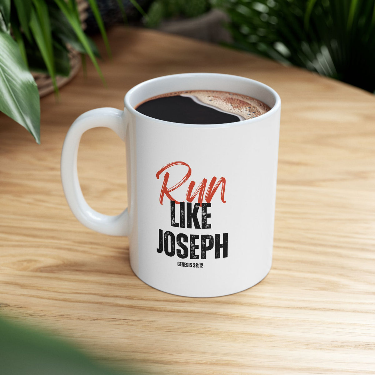 "Run Like Joseph" Ceramic Mug, (11oz, 15oz)