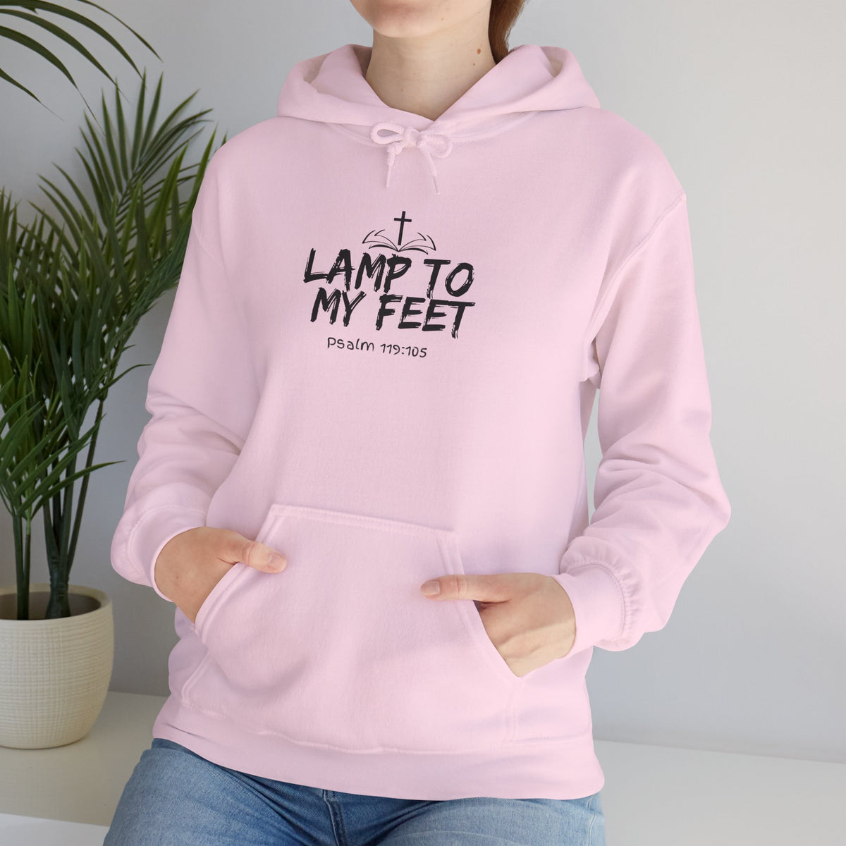 Lamp To My Feet- Unisex Heavy Blend™ Hooded Sweatshirt