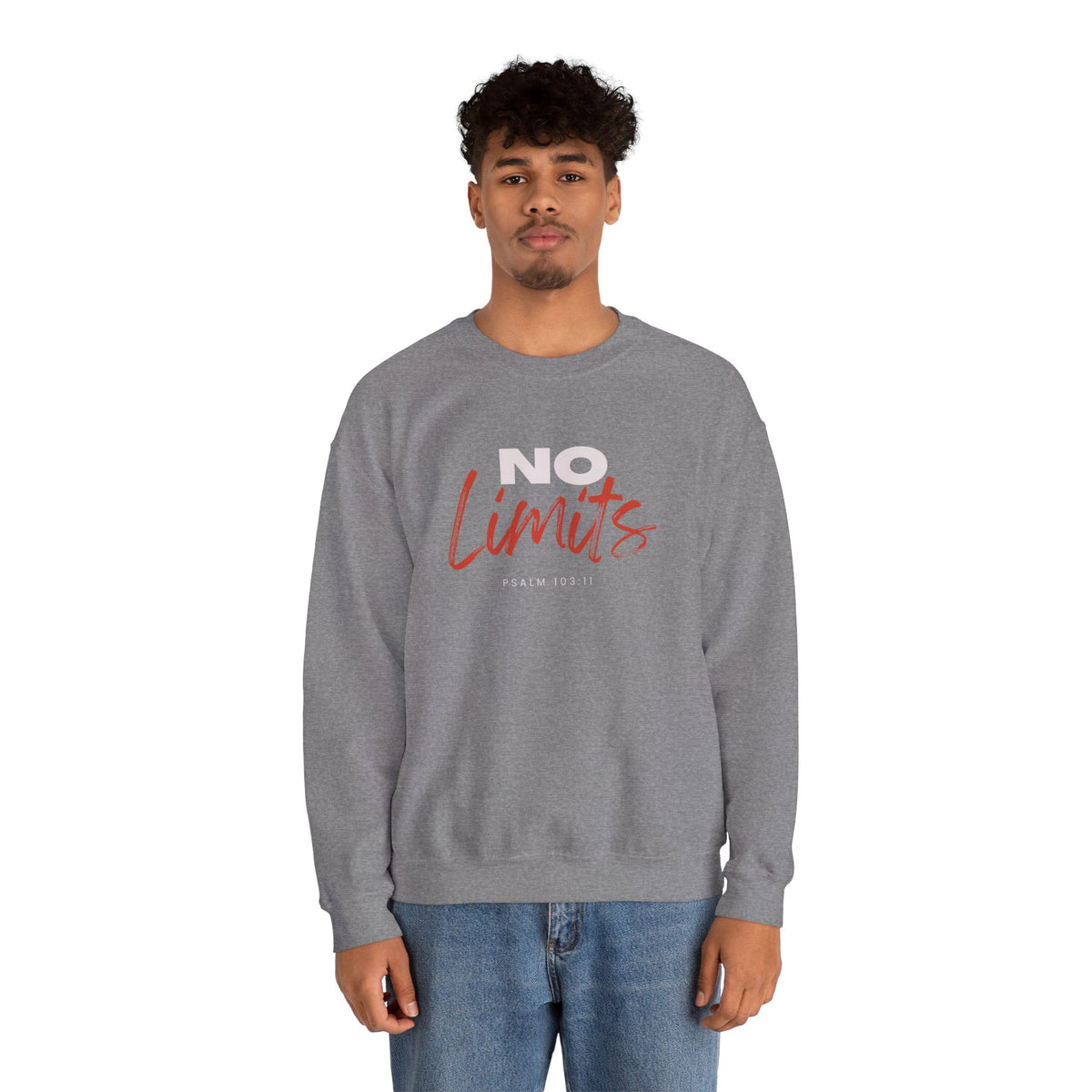 No Limits- Unisex Heavy Blend™ Crewneck Sweatshirt