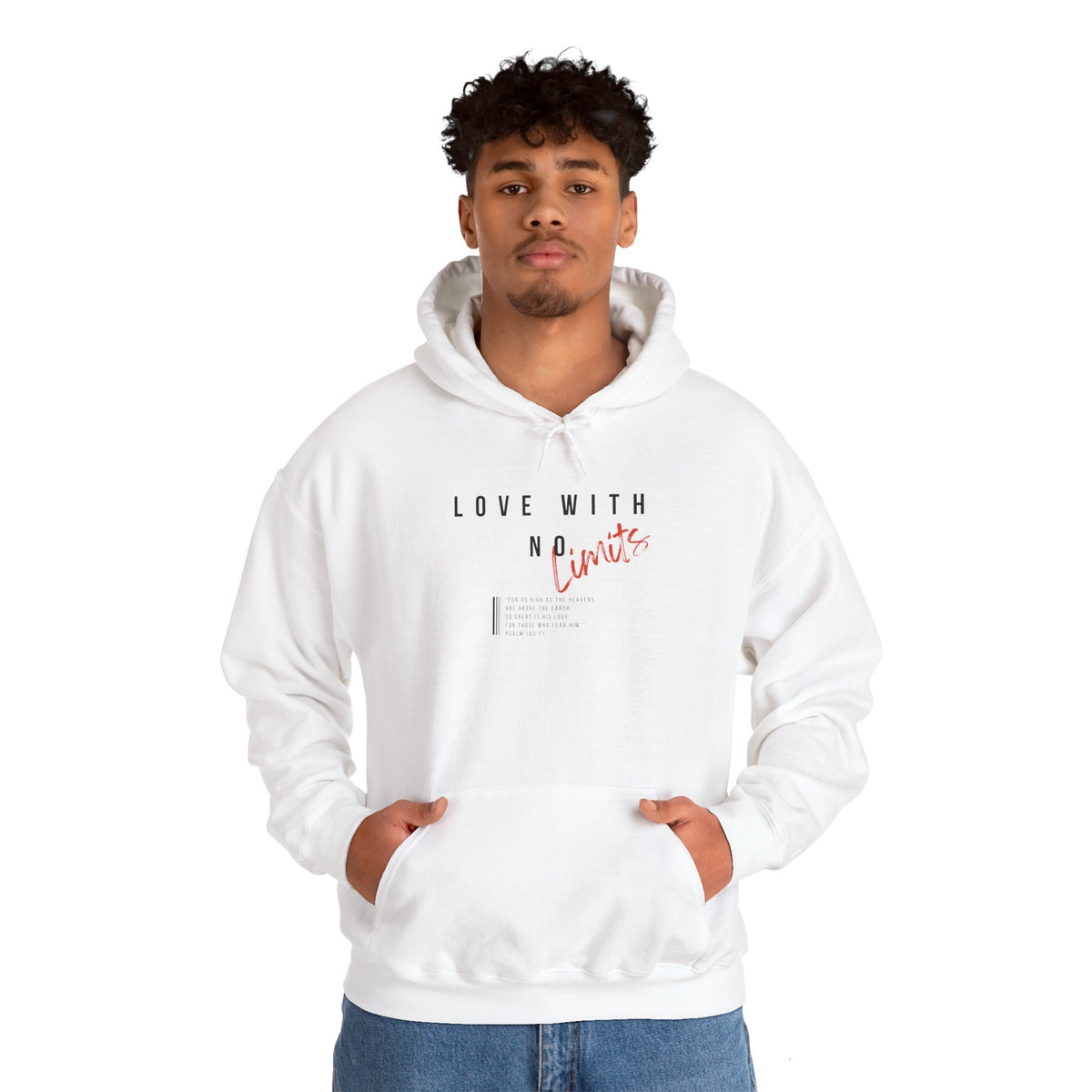 Love With No Limits- Unisex Heavy Blend™ Hooded Sweatshirt