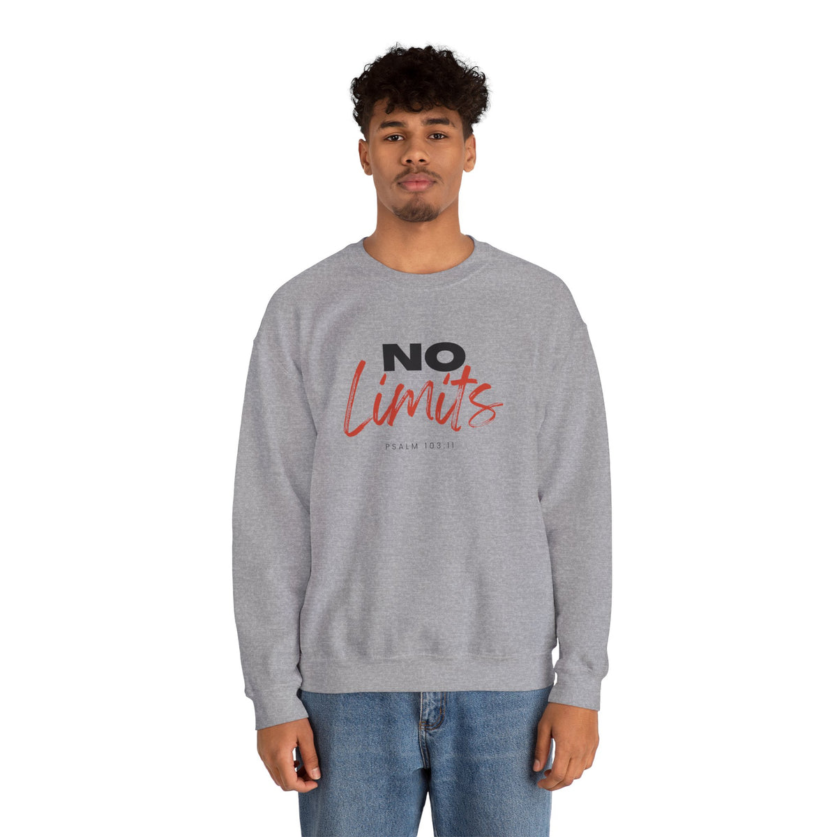 No Limits- Unisex Heavy Blend™ Crewneck Sweatshirt