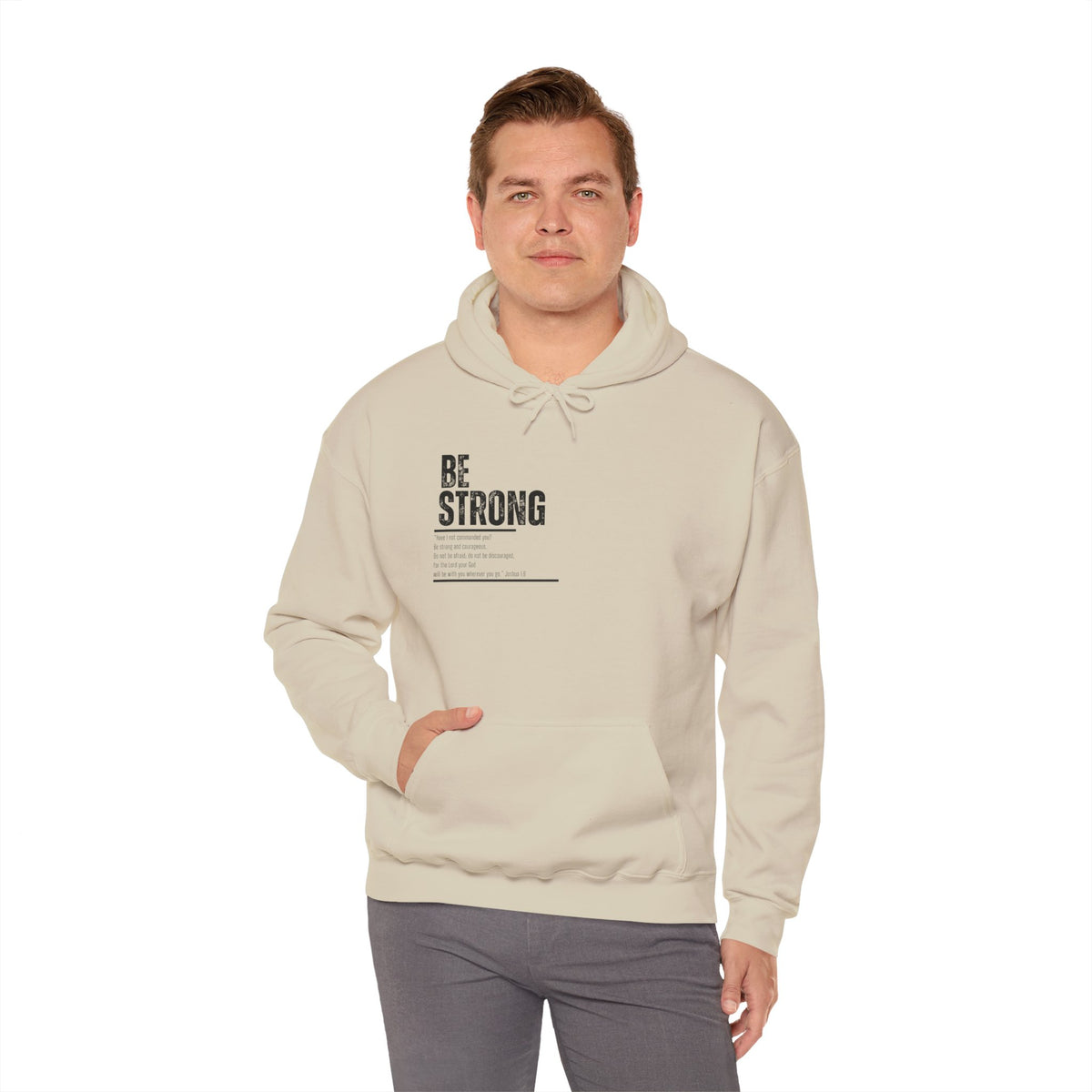 Be Strong- Unisex Heavy Blend™ Hooded Sweatshirt