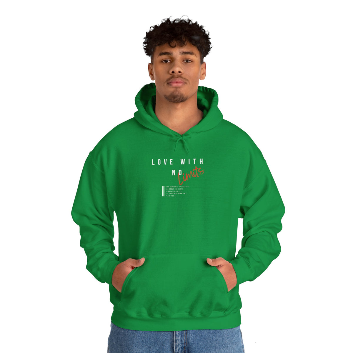 Love With No Limits- Unisex Heavy Blend™ Hooded Sweatshirt