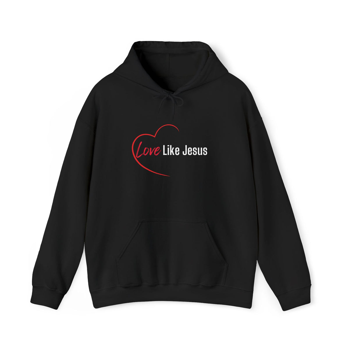 Love Like Jesus Christian Hoodie – Faith-Inspired Comfort Wear - Unisex Heavy Blend™ Hooded Sweatshirt