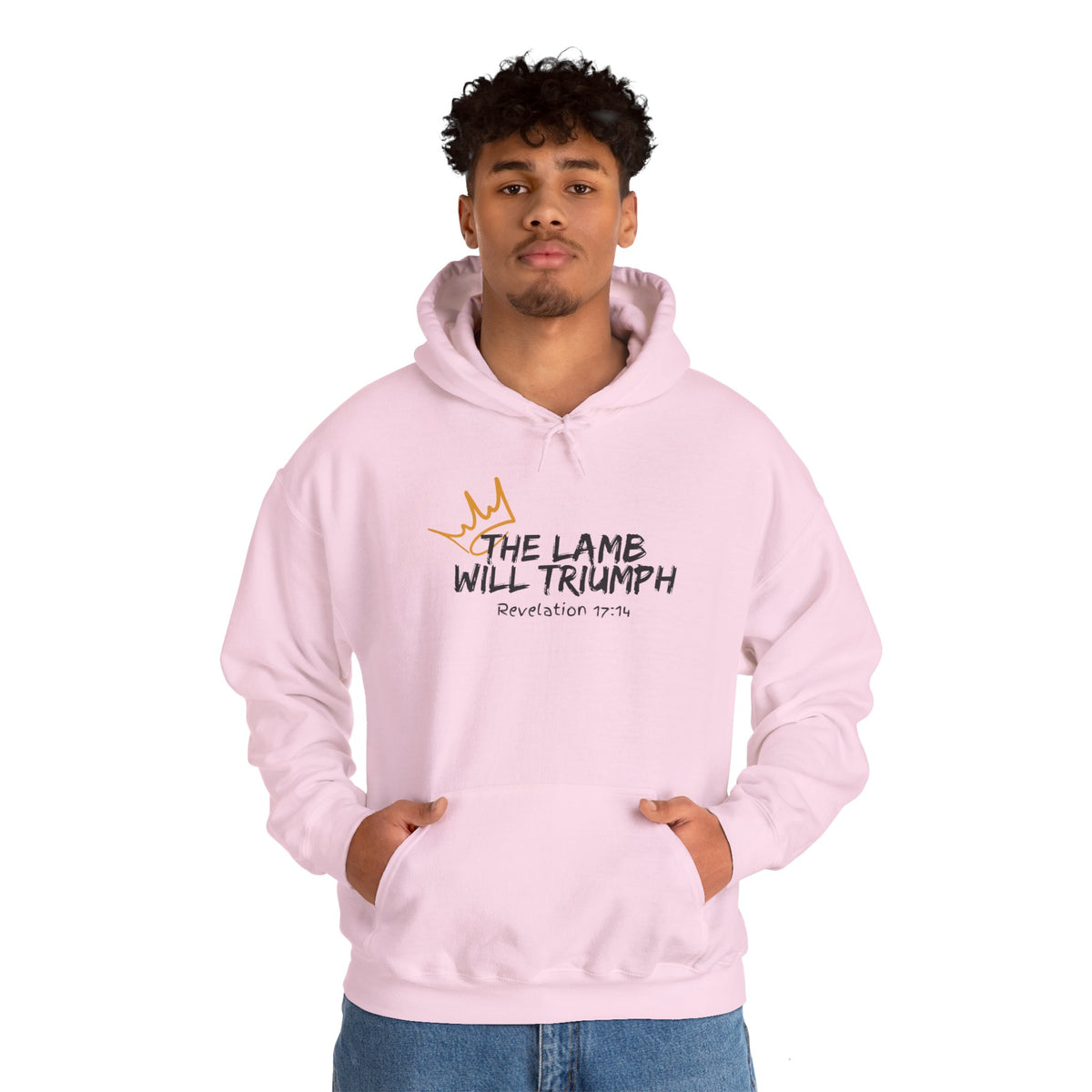 "The Lamb Will Triumph" Unisex Heavy Blend™ Hooded Sweatshirt