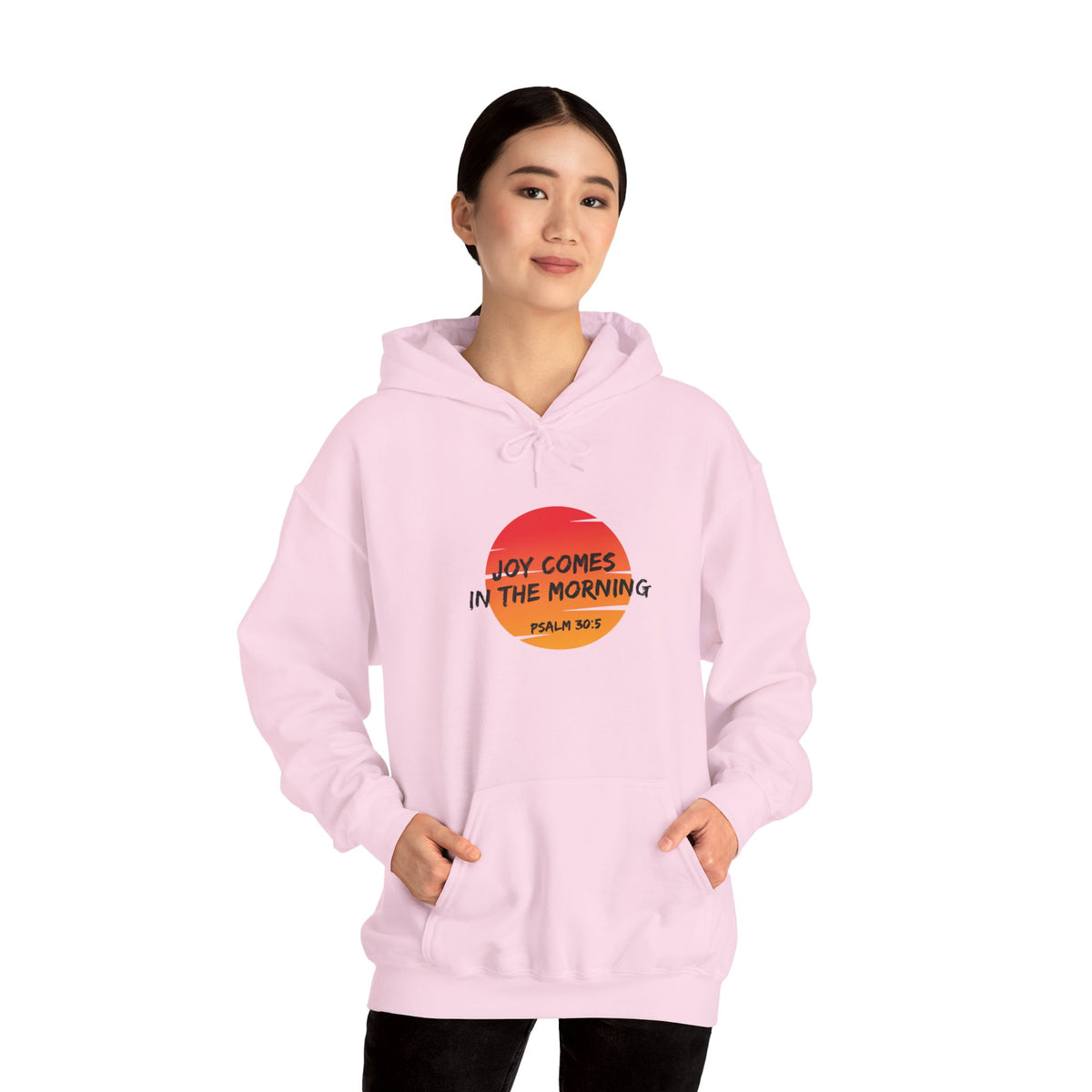 "Joy Comes in the Morning" Unisex Heavy Blend™ Hooded Sweatshirt