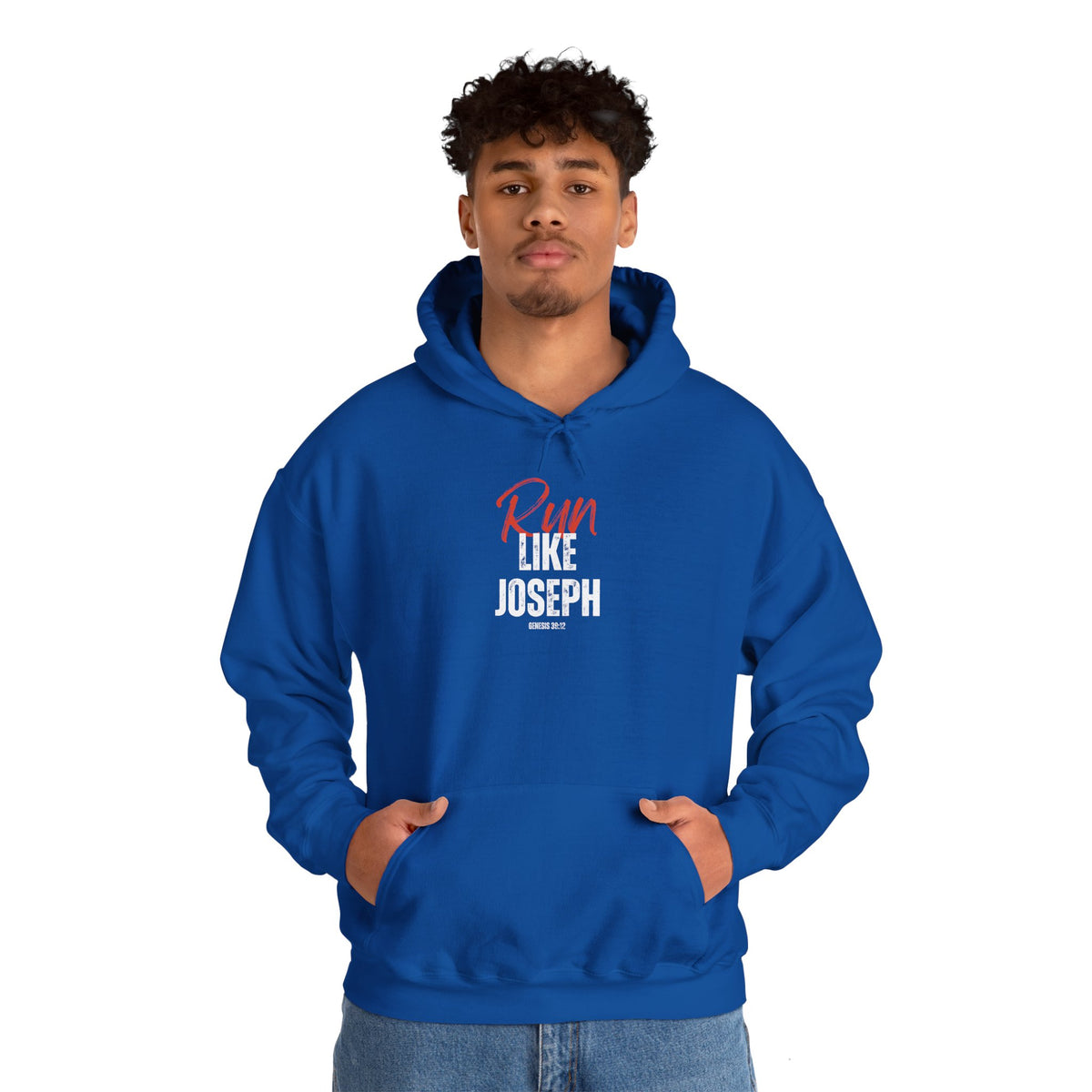 "Run Like Joseph" Unisex Heavy Blend™ Hooded Sweatshirt