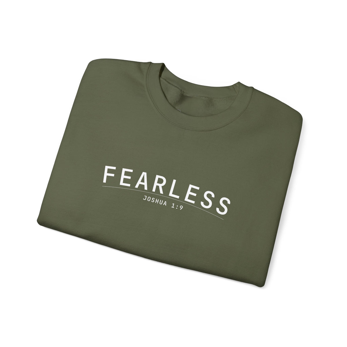 Fearless Christian Sweatshirt – Joshua 1:9 Wear Your Faith
