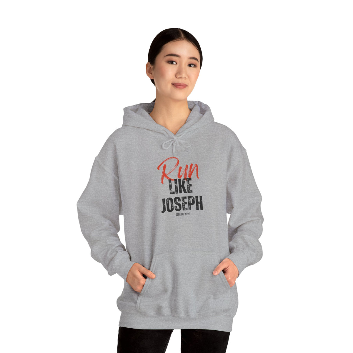 "Run Like Joseph" Unisex Heavy Blend™ Hooded Sweatshirt