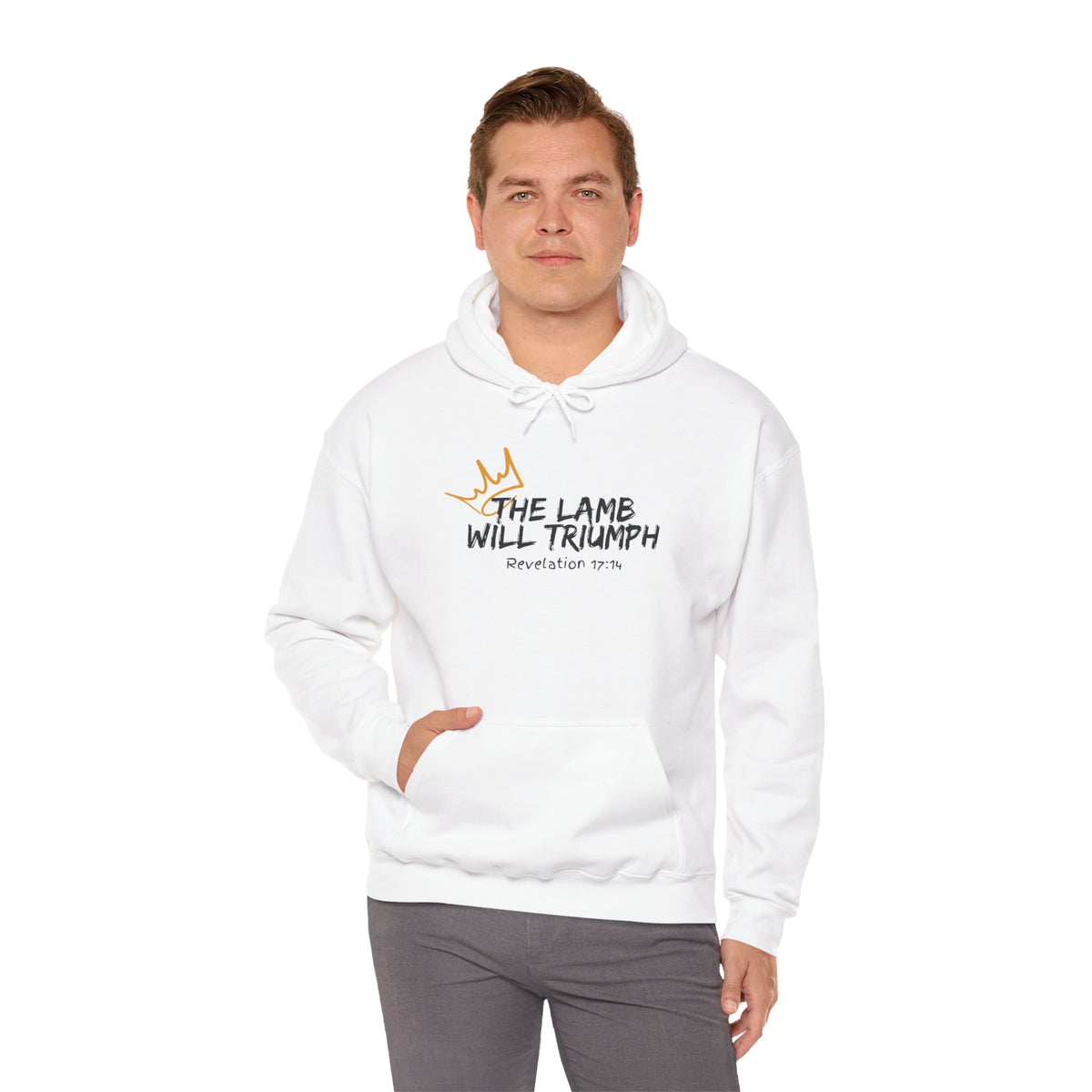 The Lamb Will Triumph Unisex Heavy Blend™ Hooded Sweatshirt