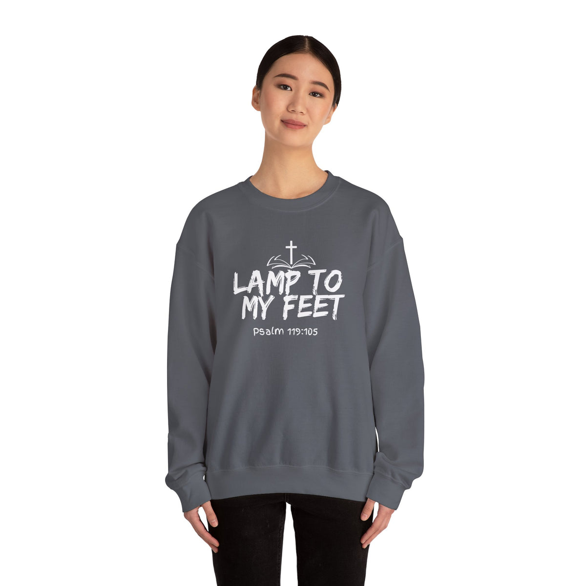 Lamp To My Feet- Unisex Heavy Blend™ Crewneck Sweatshirt