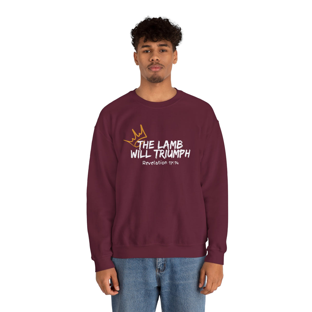 The Lamb Will Triumph- Unisex Heavy Blend™ Crewneck Sweatshirt