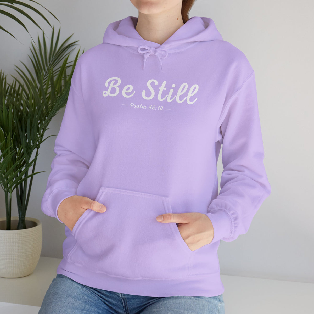 Be Still Christian Hoodie – Psalm 46:10 Faith Comfort Wear