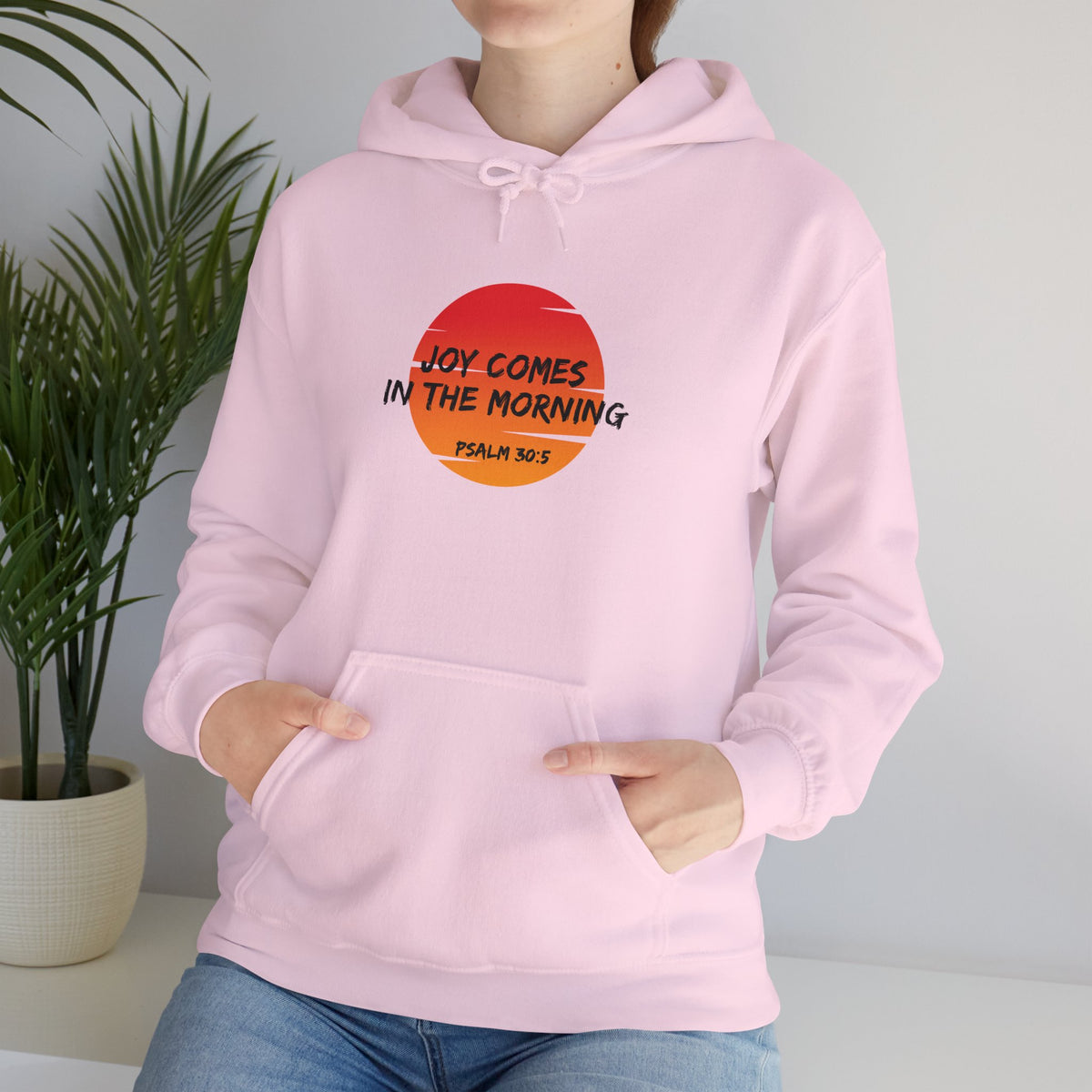 Joy Comes in the Morning- Unisex Heavy Blend™ Hooded Sweatshirt