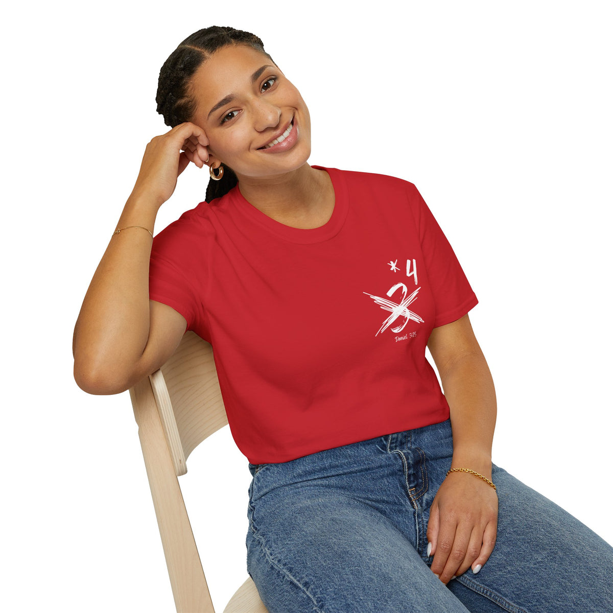 Not Just Three- Unisex Softstyle T-Shirt