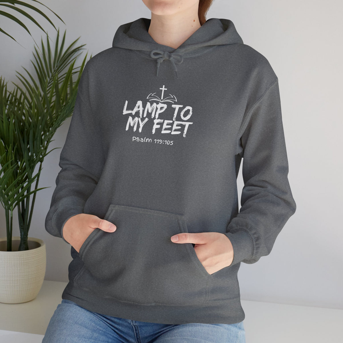 "Lamp To My Feet" Unisex Heavy Blend™ Hooded Sweatshirt