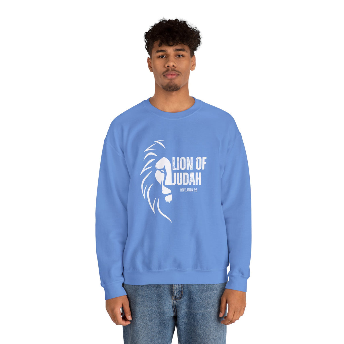 Lion Of Judah- Unisex Heavy Blend™ Crewneck Sweatshirt