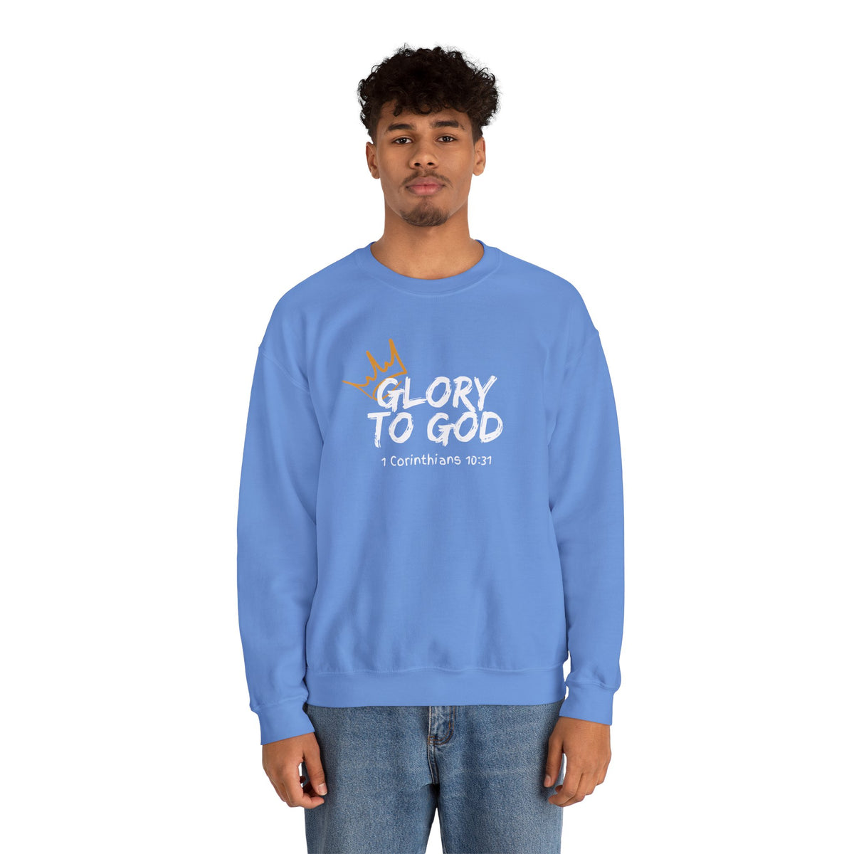 Glory To God- Unisex Heavy Blend™ Crewneck Sweatshirt