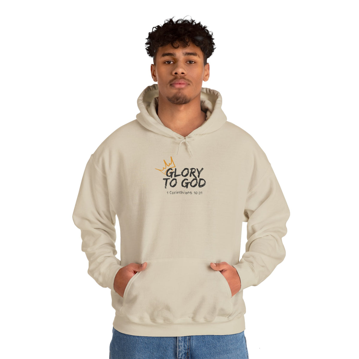 Glory To God Unisex Heavy Blend™ Hooded Sweatshirt