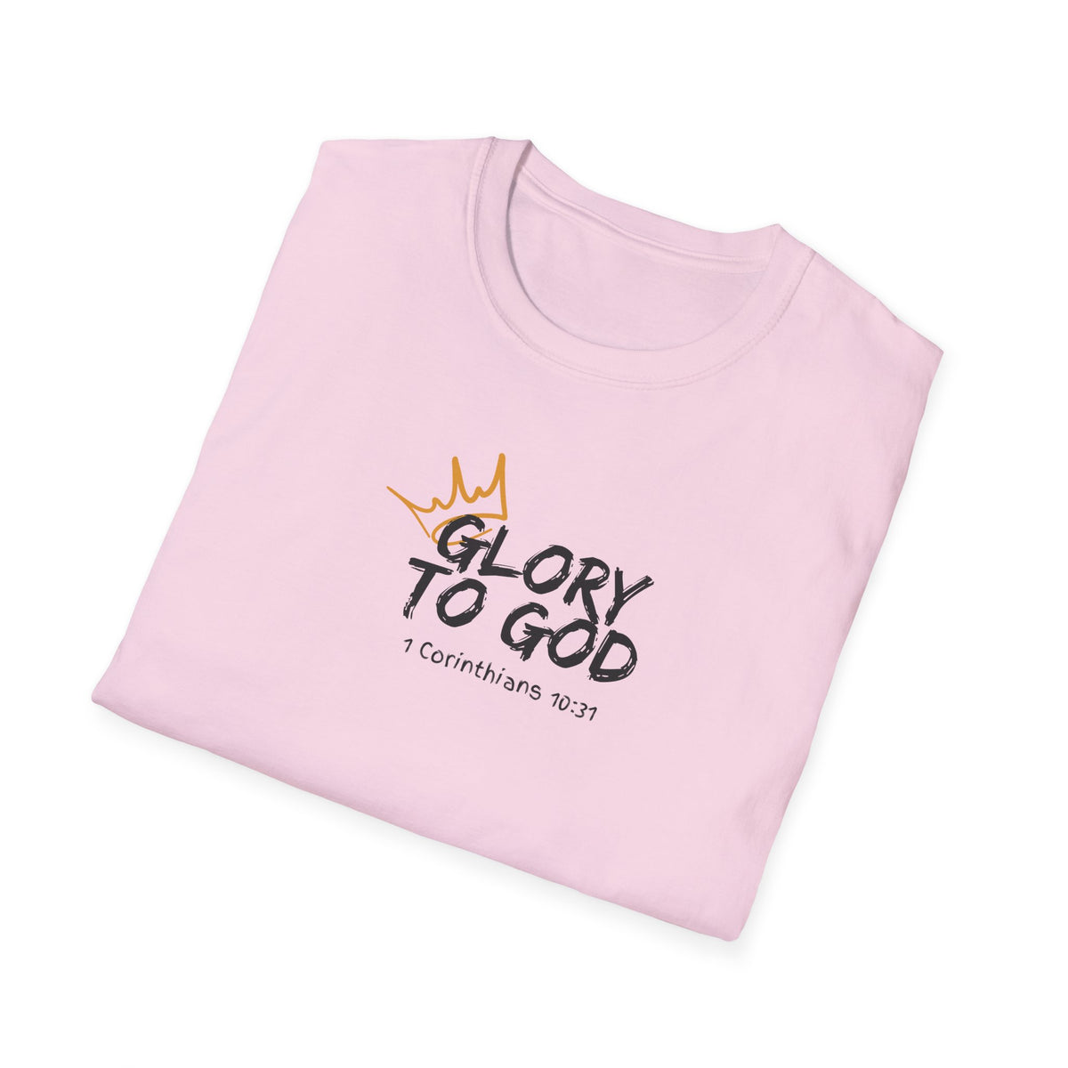 "Glory To God" Unisex Softstyle T-Shirt