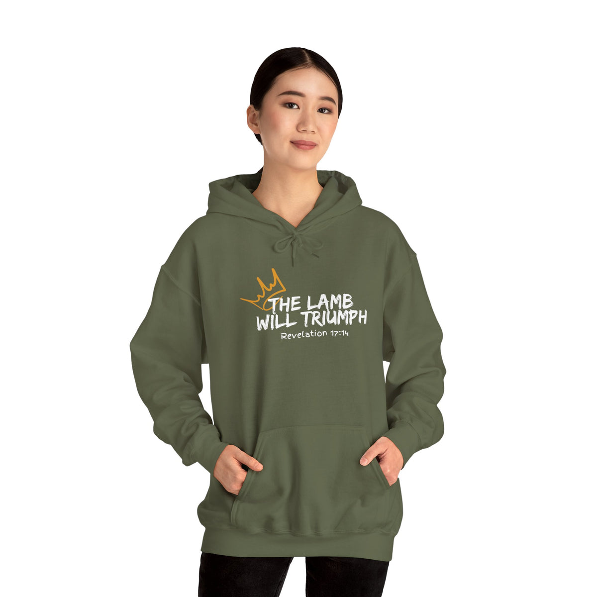 The Lamb Will Triumph Unisex Heavy Blend™ Hooded Sweatshirt