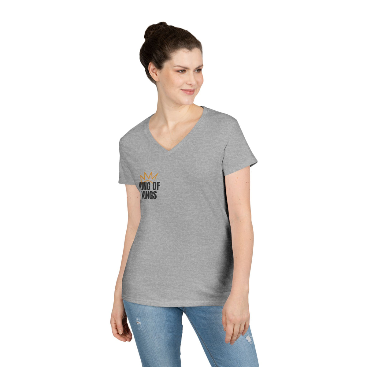 King of Kings | Ladies' V-Neck T-Shirt
